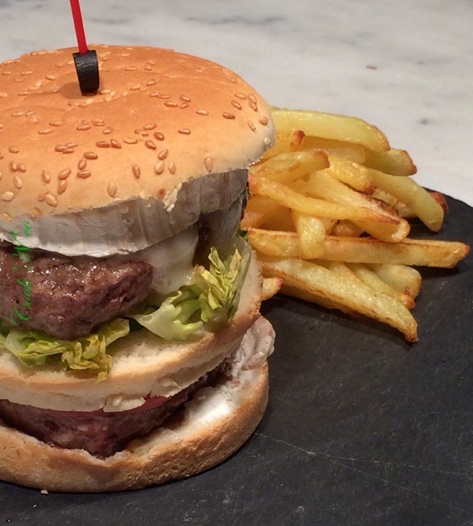 Double burger au chèvre (pour un burger)