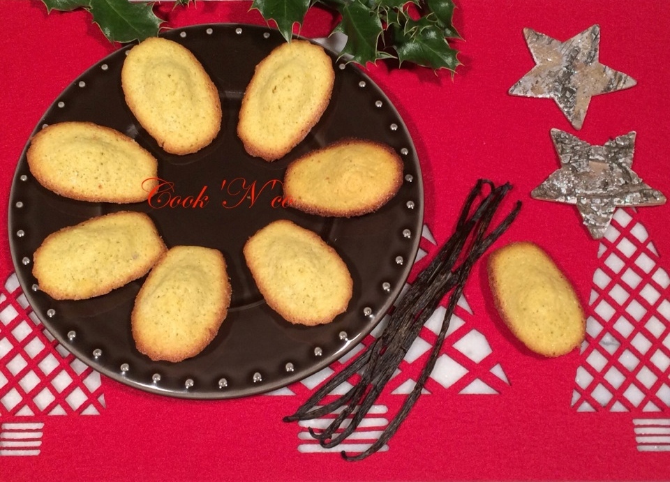 Madeleines à la vanille (pour une vingtaine)