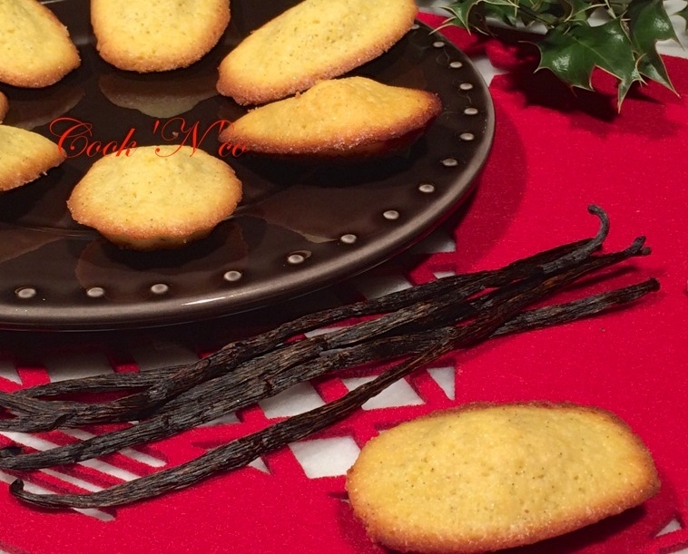 Madeleines à la vanille (pour une vingtaine)